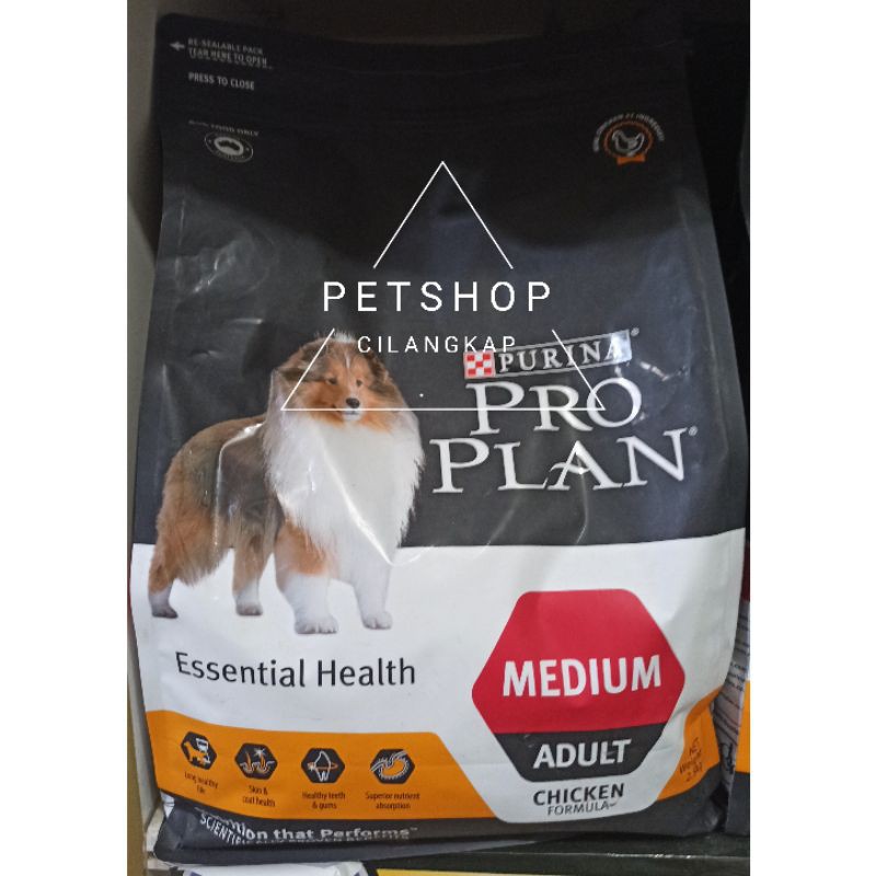 proplan medium adult 2,5kg  pro plan medium adult chicken makanan anjing