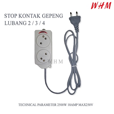 STOP KONTAK 2,3,4 LUBANG PANJANG 1,5M + KABEL / STOP KONTAK KABEL / Colokan listrik