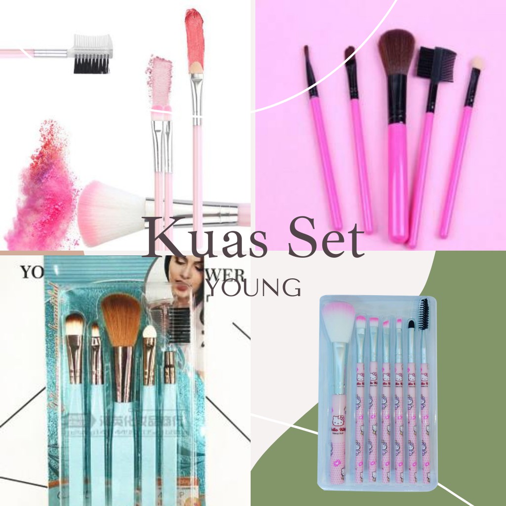 Set Kuas Make Up/ Kuas Make Up Set Mika Isi 5