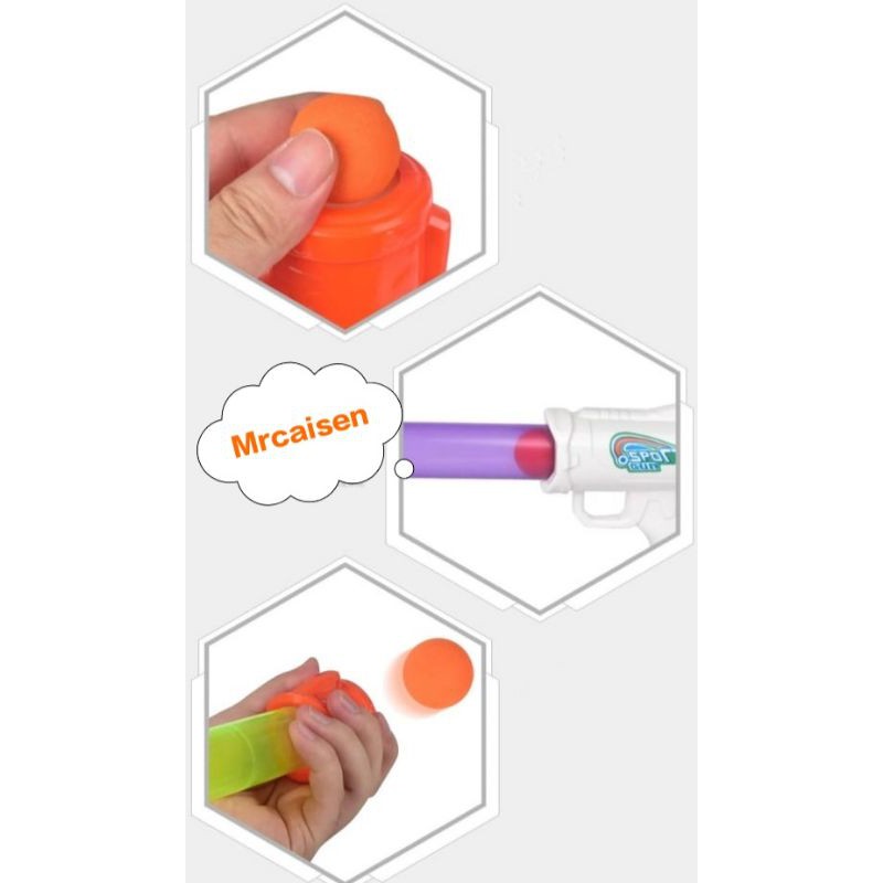 mrcaisen COD TEMBAKAN PISTOL SOFT GUN 4 BALL