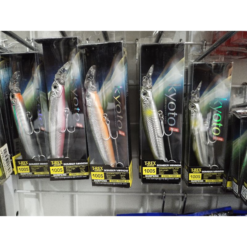 lure Kyoto T-rex series bomber minnow 100s