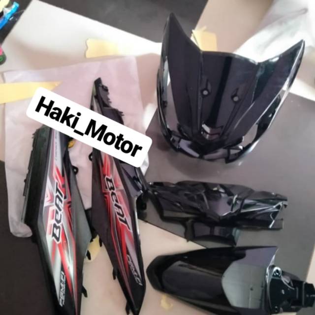 FULL BODY ALUS HONDA BEAT FI HITAM 2015