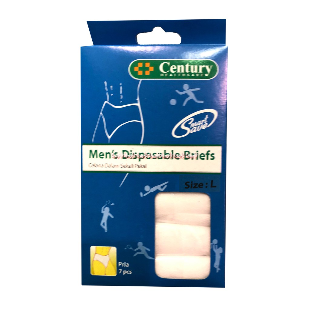 Century Mens Disposable Briefs Celana Dalam Pria Sekali Pakai Underwear Men Under Wear Cowok Pria Untuk Travelling