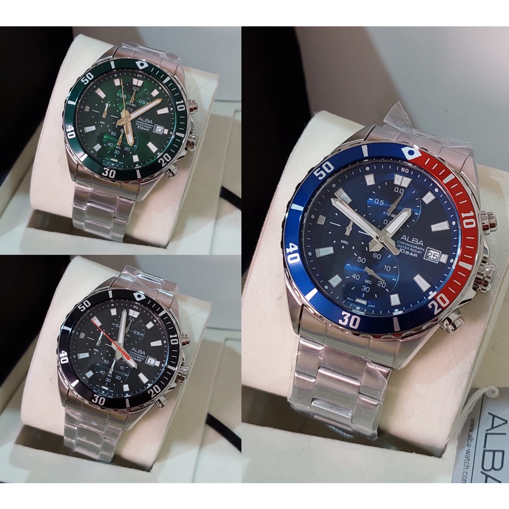 ALBA AM38 AM3801X1/AM3805X1/AM3811X1 JAM TANGAN PRIA ORIGINAL ORI