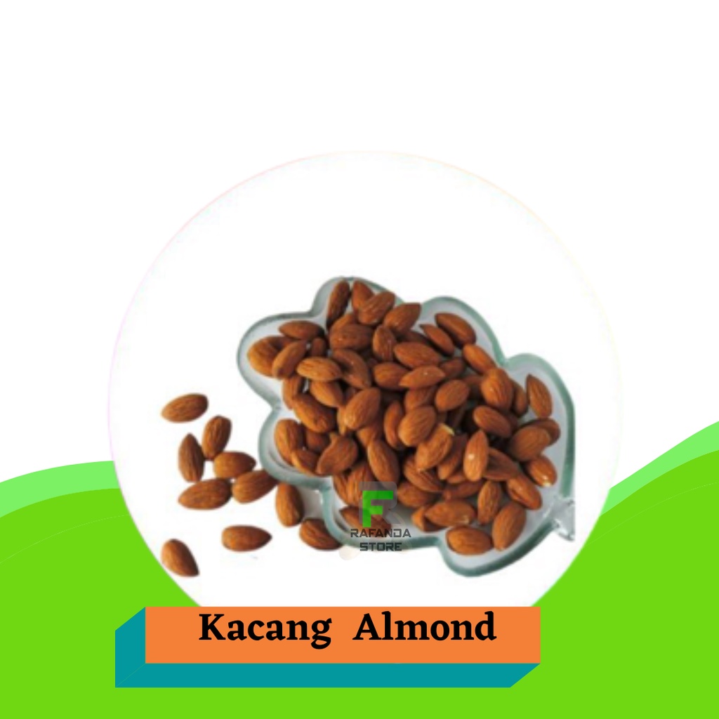 Kacang Almond Panggang Kupas Tanpa Kulit 250 gram