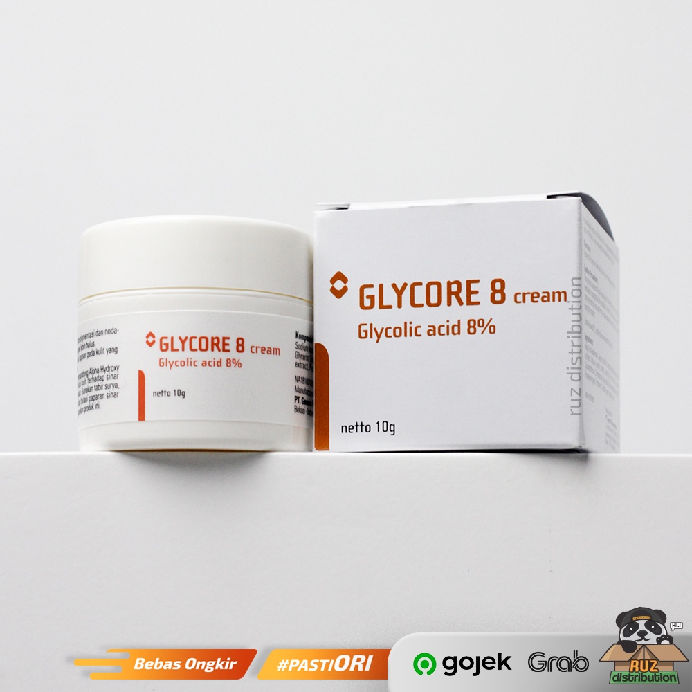 Glycore 8 Cream Glycolic Acid 8% Cream Peremajaan Kulit Anti Penuaan