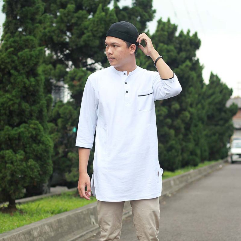 Bos - Gamis Pria Kurta 3/4 Adem