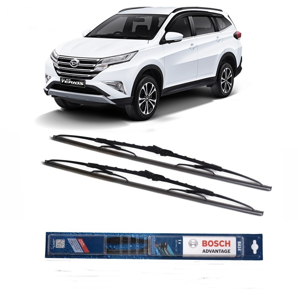 Bosch Wiper Daihatsu All New Terios Frame Besi - 2 buah/Set 16-22