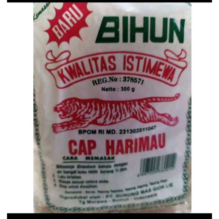 Bihun Medan Kualitas Istimewa Cap Harimau 300 gr Tanjung Morawa