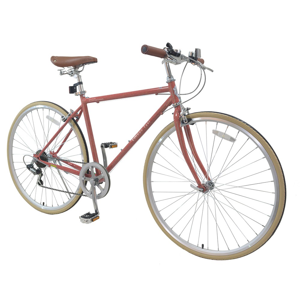 Sepeda London Taxi Road Bike 700C (New Color)-Bordeaux Red