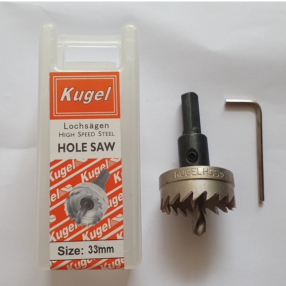 KUGEL Hole saw HSS 33 mm - Mata Bor Besi 33 mm Original