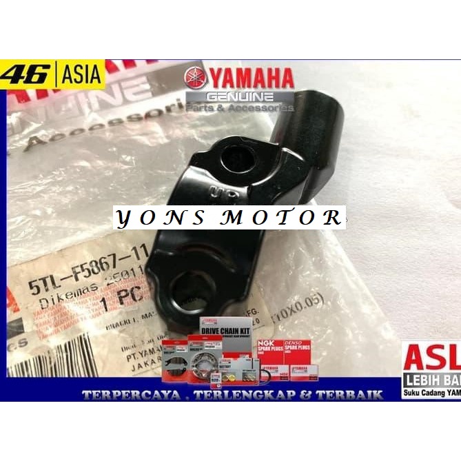 KLEMAN DUDUKAN SPION KANAN AEROX 155 ASLI YAMAHA