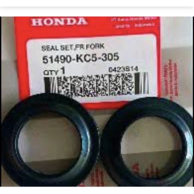 SEAL ABU SHOCK DEPAN SIL SOK DEPAN TIGER MEGA PRO VERZA CB 150 KCJ 1set 2pc HONDA