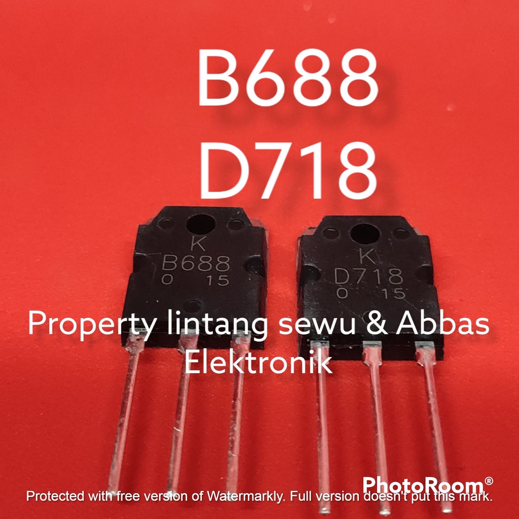 B688 D718 TRANSISTOR FINAL AMPLIFIER B688 D718 B 688 D 718