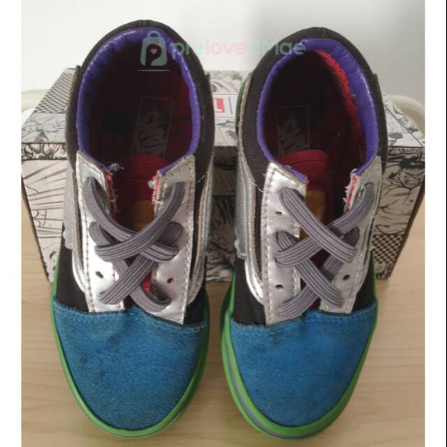 Preloved sepatu anak vans marvel