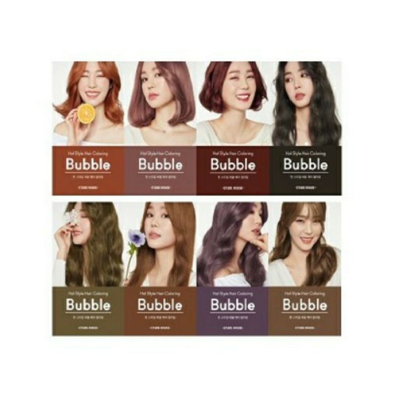 Jual Etude House Hot Style Bubble Hair Coloring 7N 10PK Shopee Indonesia