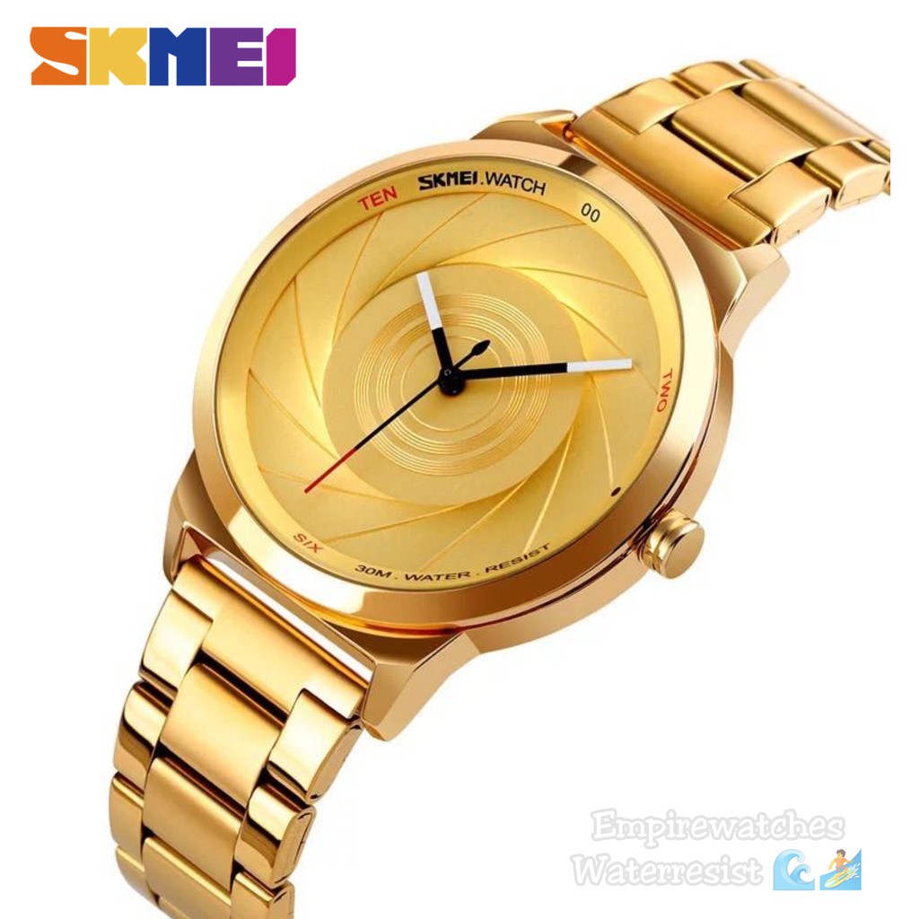 Jam Tangan Skmei 9210 Pria Rantai Stainless Kualitas Original Waterproof
