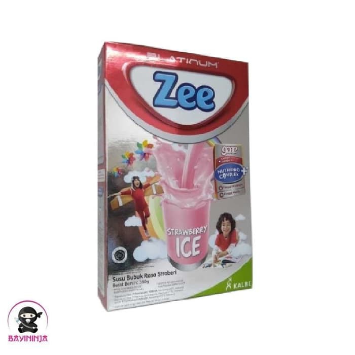 ZEE PLATINUM STRAWBERRY ICE SUSU BOX 350 G