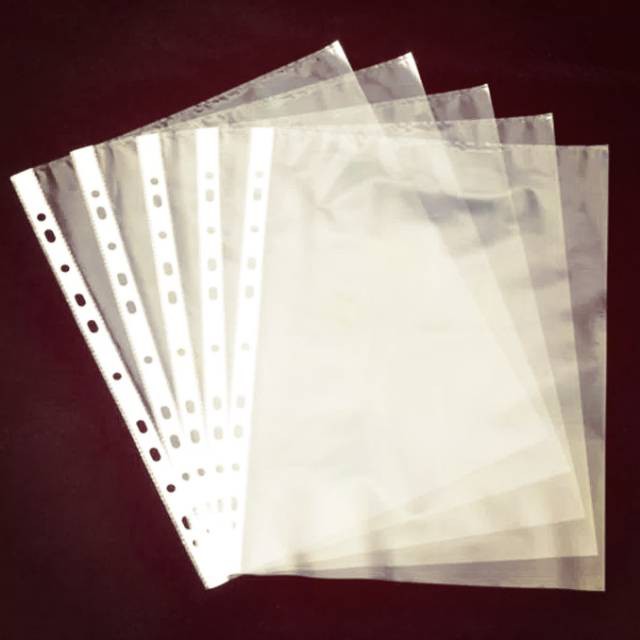 

SHEET PROTECTOR PAPER POCKET PLASTIK BINDER ukuran A4