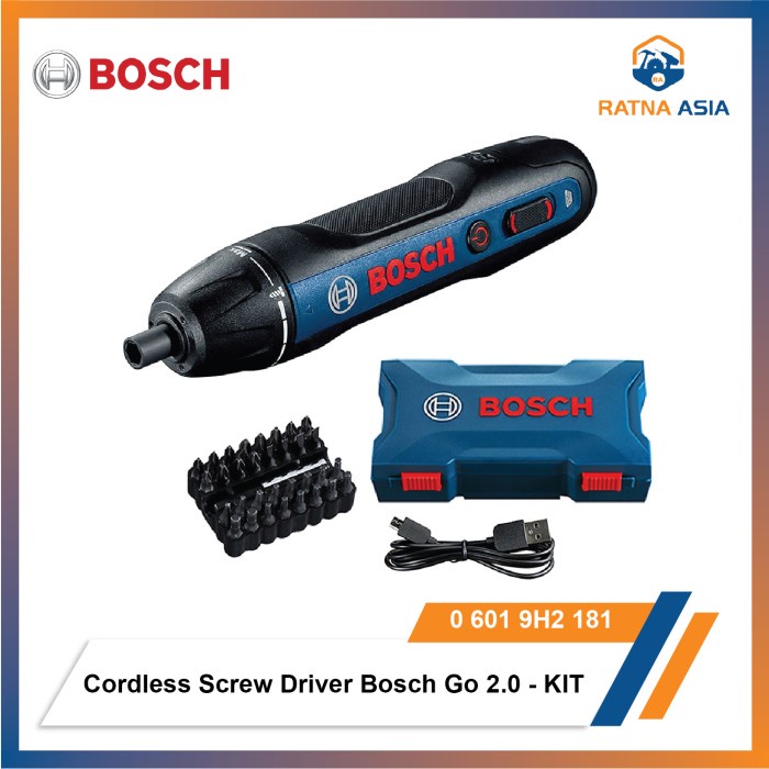 Obeng Baterai Bosch Go 2 Kit Cordless Screwdriver