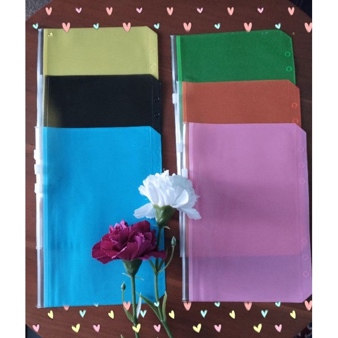 

1 Pc Ziplock Zipper Storage Bags Colorful, Organizer File Isi Binder Pocket Pouch, Refill Binder, Rencana Keuangan Harian / Bulanan , Menabung Dirumah