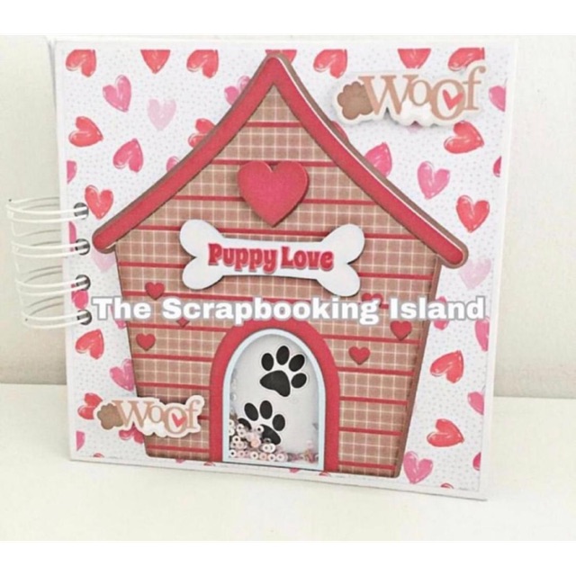 

Cute custom binder album/ scrapbook tema dog/ birthday dan anniversary present
