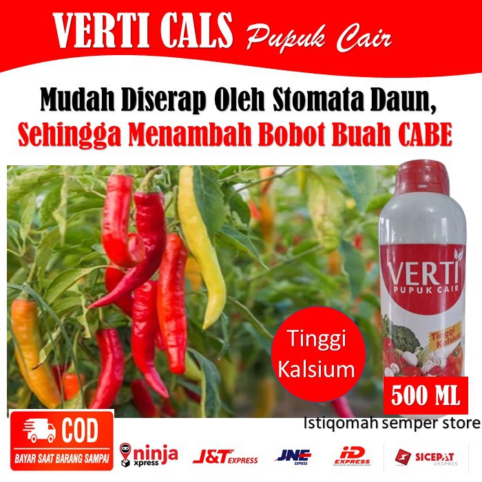 VERTICALS Pupuk Kalsium Cair - PUPUK PENYUBUR CABE - OBAT CABE VERTICALS 500 ML READY STOCK
