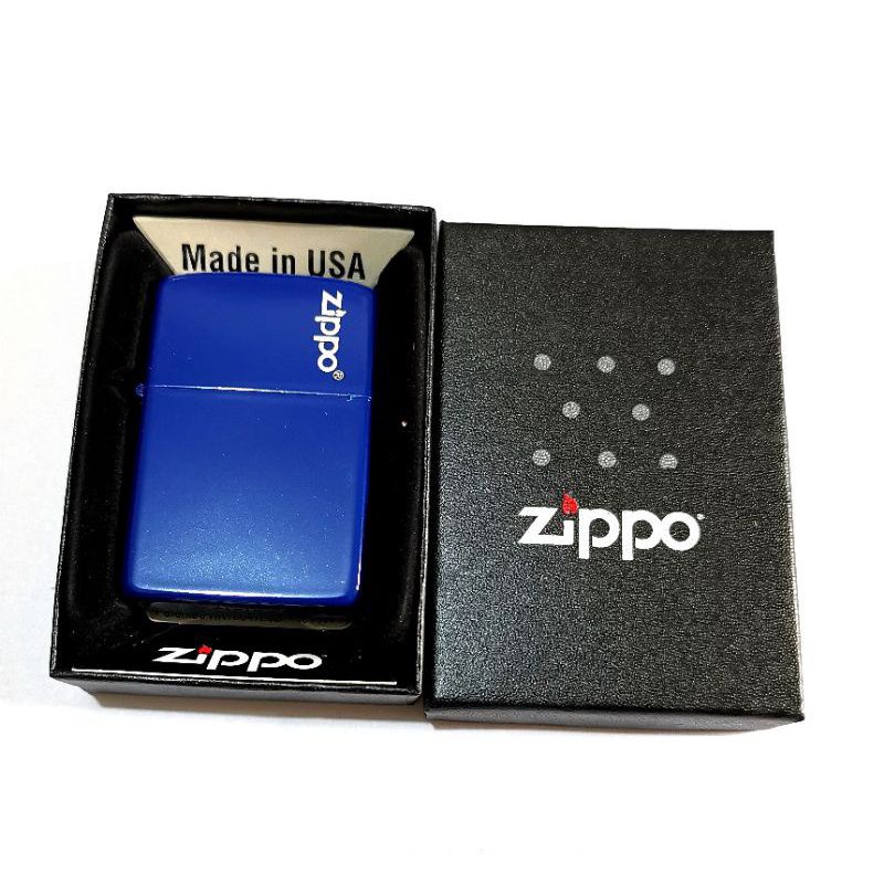 korek api zippo biru