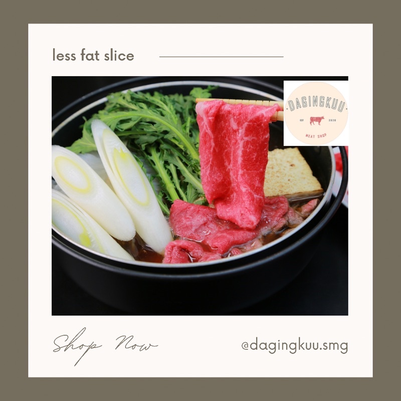 

sukiyaki beef 500gr lessfat slice beef