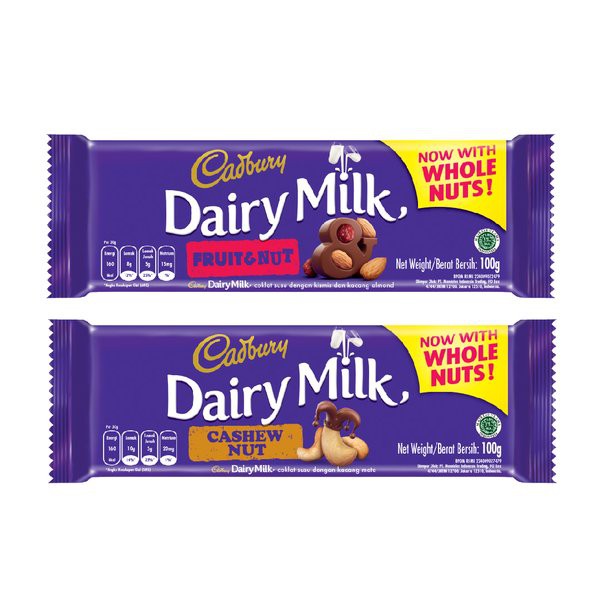 

CADBURY DAIRY MILK 100GR