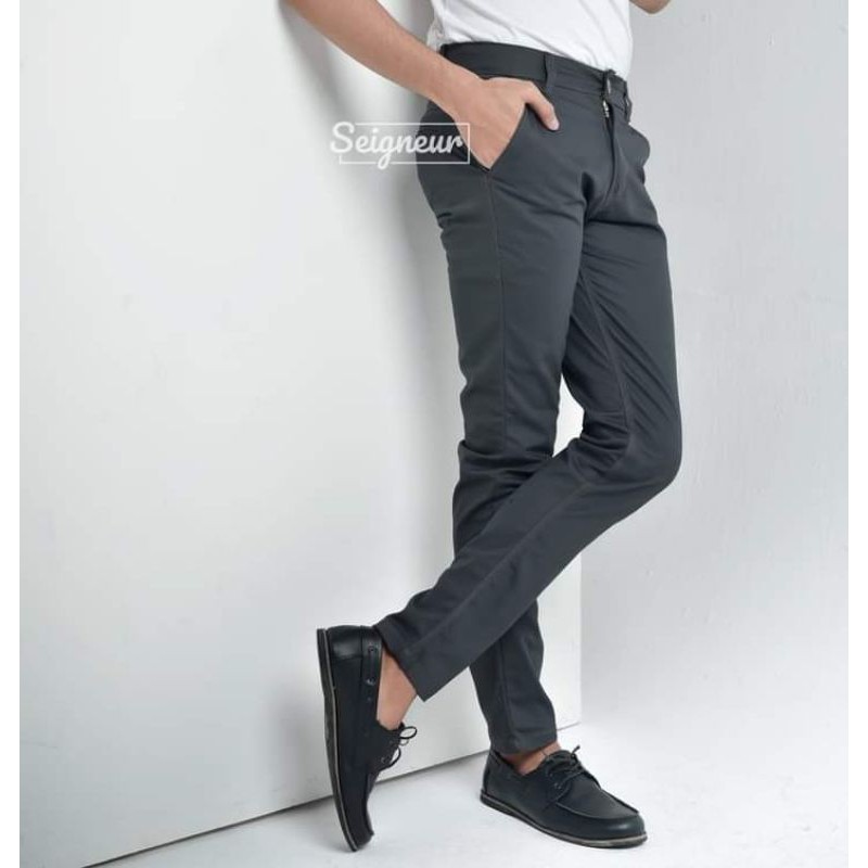 CELANA PANJANG PRIA CHINO ORIGINAL SEIGNEUR - CELANA FORMAL CASUAL KANTOR - CHINO PANTS DISTRO