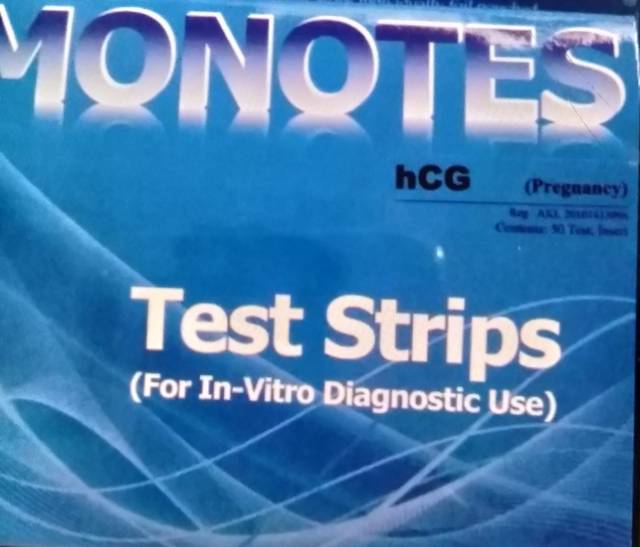 Rapid test monotes HCG pregnancy strip / alat tes kehamilan