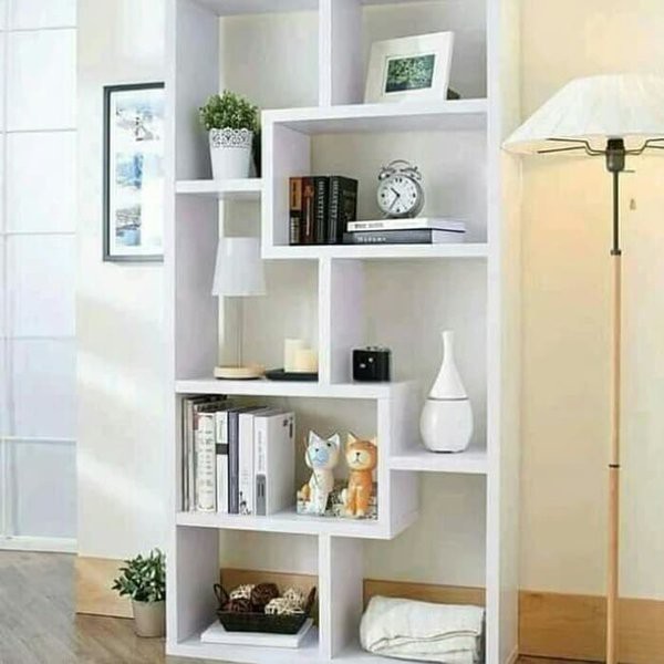 Rak buku minimalis modern-
