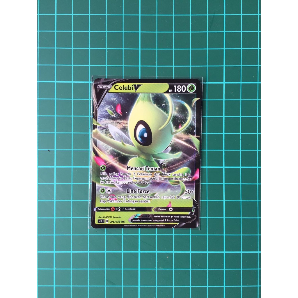 Celebi V RR Kartu Pokemon TCG Indonesia
