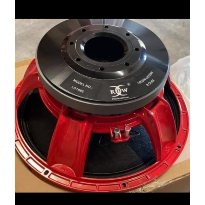 Speaker komponen rdw 18 ls1885 ls 1885 18inch vc 5in produk original