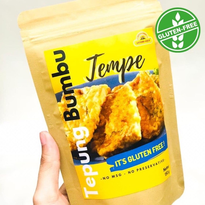 

NEW Tepung Serbaguna Gluten Free - Tepung Bumbu Tempe 150 g
