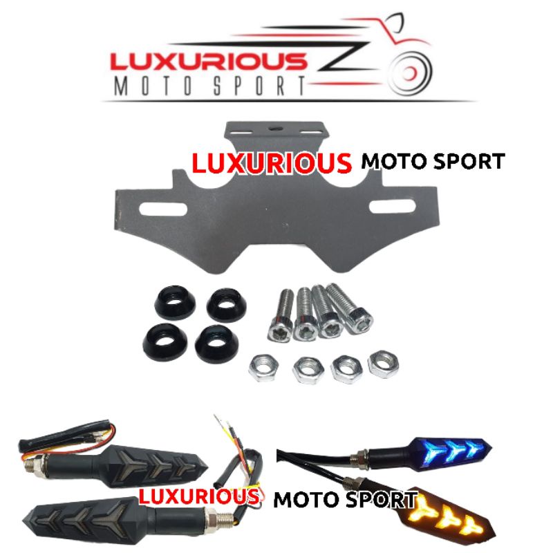 breket plat nomor cbr150R 2021 lampu sen plus tail tidy cbr150R k45R