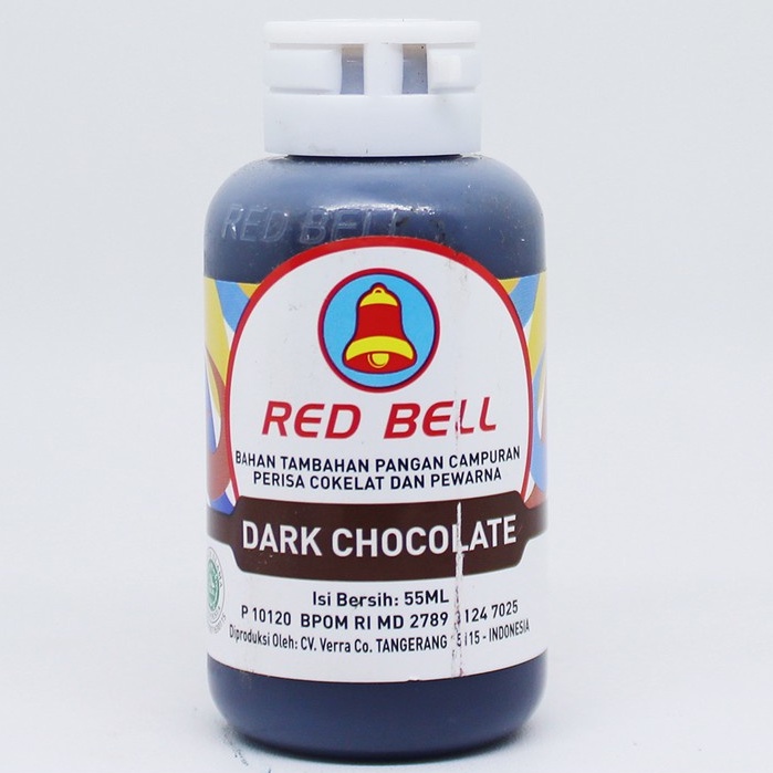 

Red Bell Pasta Dark Chocolate 55ml RedBell Perisa Cokelat dan Pewarna Makanan