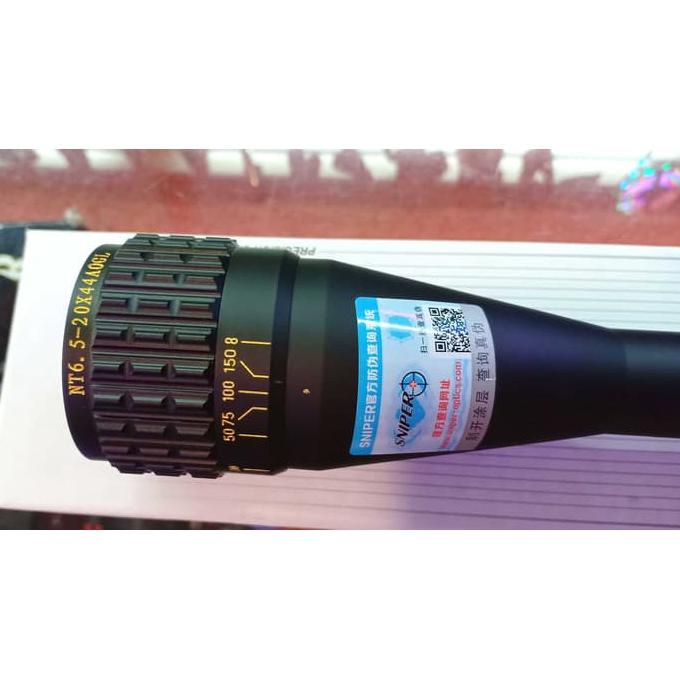 Gaya Teleskop / Telescope Sniper Nt 6.5-20X44 Aogl Terlaris