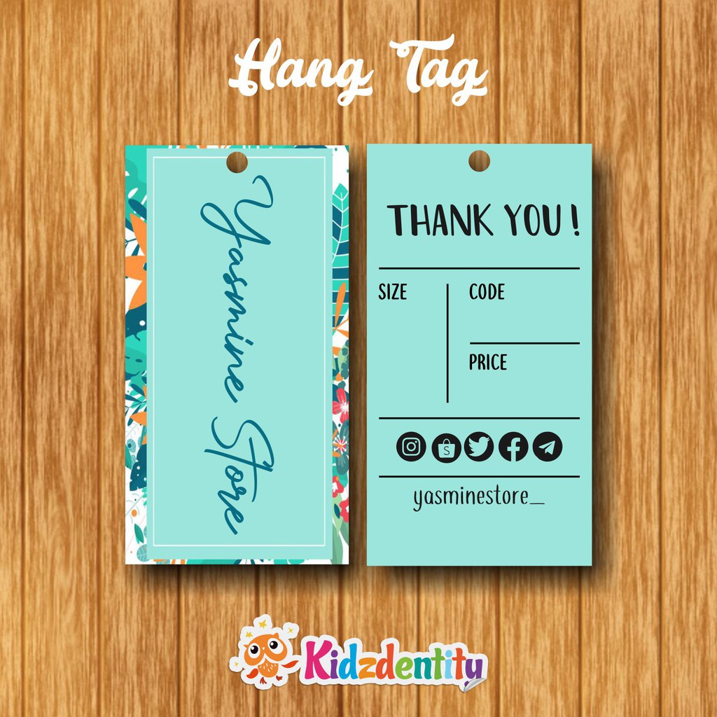 

KIDZDENTITY HANGTAG "12