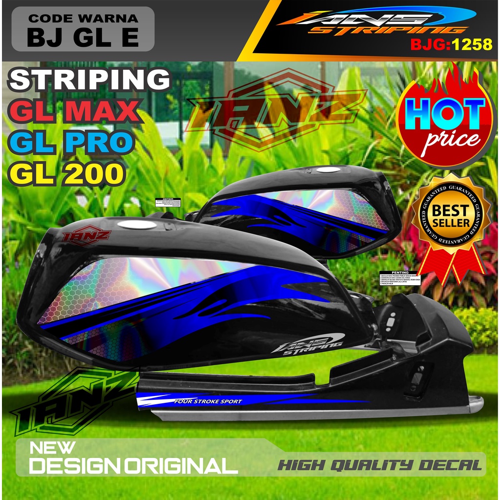 STRIPING CUSTOM GL MAX / STRIPING GL VARIASI HOLOGRAM / STRIPING GL HOLOGRAM