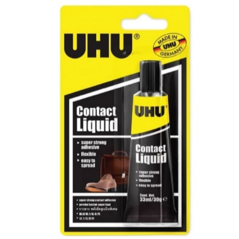 

Uhu Household Contact Liquid 33 ml blister / Lem sepatu / Lem tas