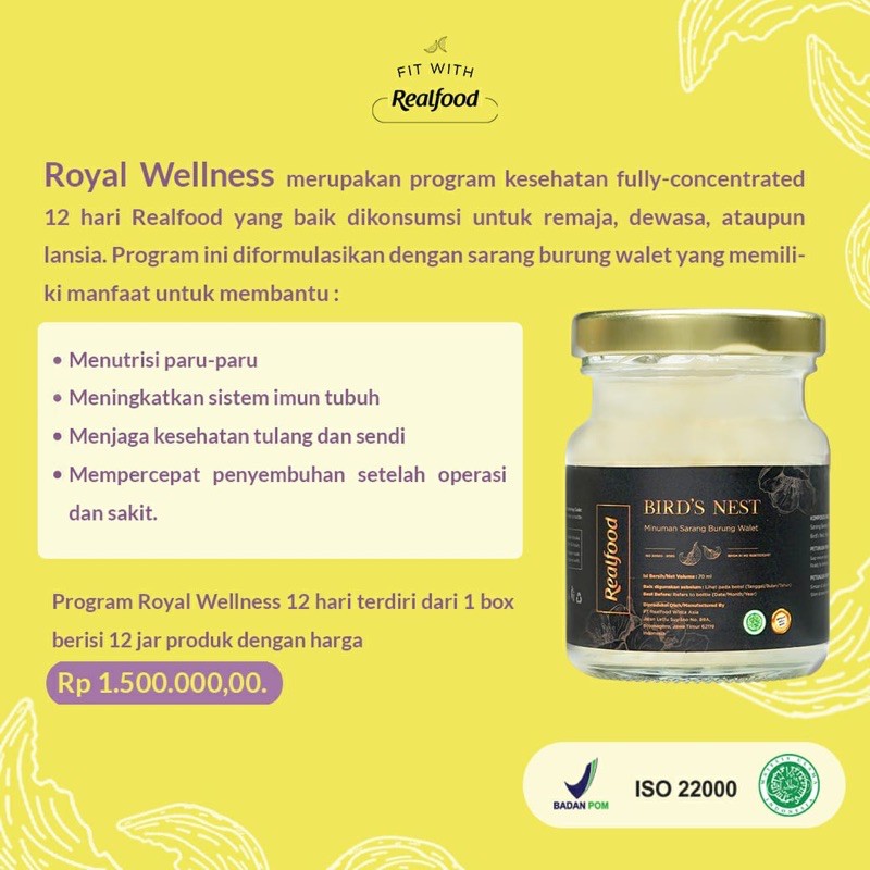 

Realfood Royal Wellness 12 jars