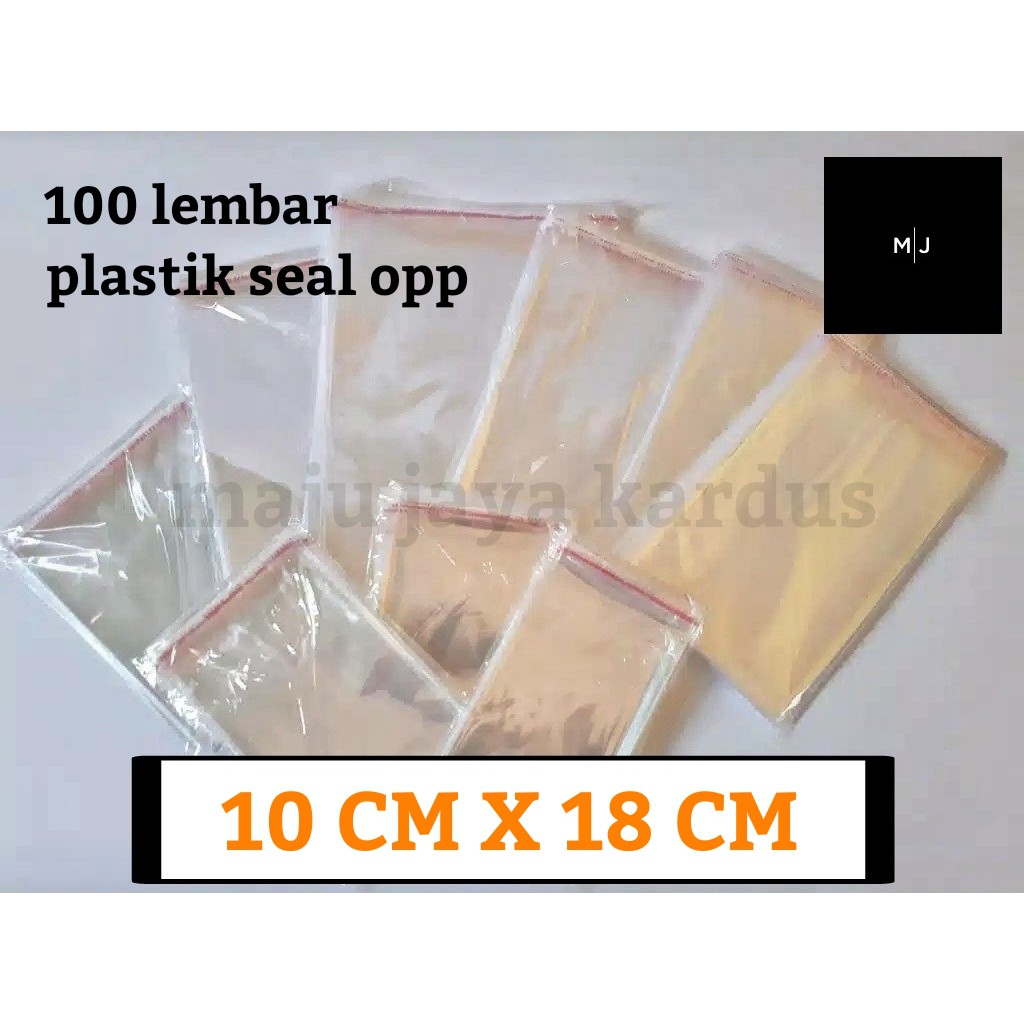 

Plastik OPP Lem Plastik Undangan Plastik Baju Plastik Kue Plastik Lem Seal Perekat Ukuran 10x18 CM