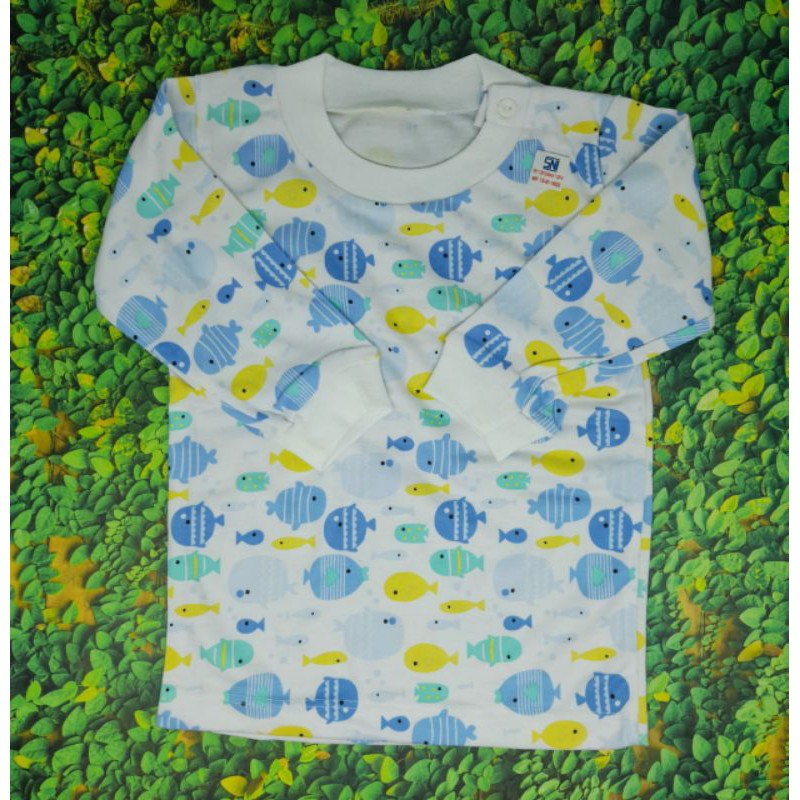 Baju Bayi / Atasan Baju Kancing Samping Uk No.12-18