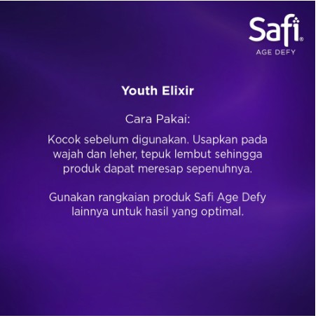 ★ BB ★ SAFI Age Defy Youth Elixir 29 gr