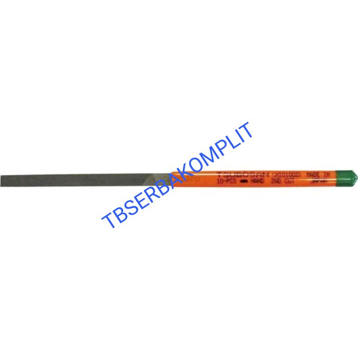 

Tsubosan Kikir Flat Second Cuts 215mm HI-00502 11mm x 3.5mm / 200mm HI-00802 9mm x 3.5mm / 185mm HI-01002 7mm x 2.5mm / 170mm HI-01202 4mm x 2mm Die Sinker Assorted Files HI00502 11x3.5 mm / HI00802 9x3.5 mm / HI01002 7x2.5 mm / HI01202 4x2 mm Japan