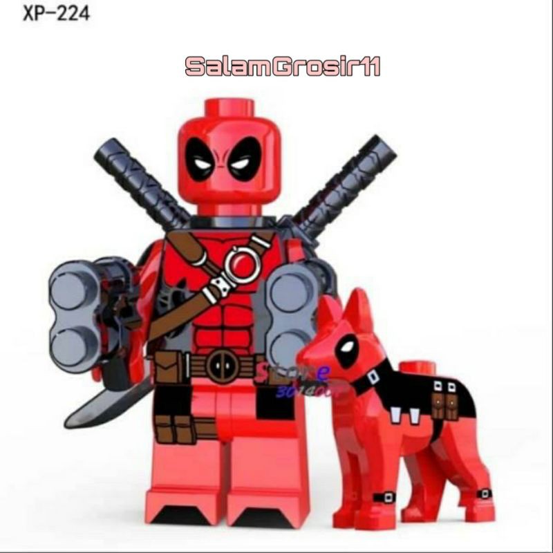Lego Deadpool and dog anjing Marvel dead pool xmen x men