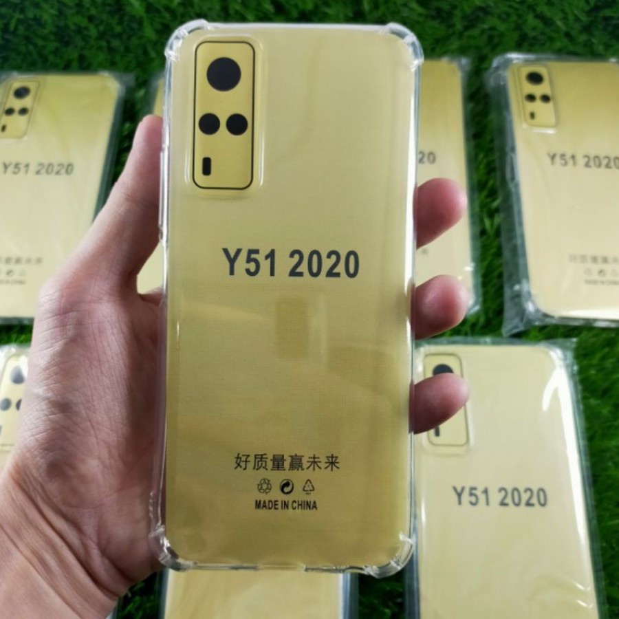 VIVO Y21A Y21T Y21S Y21 2021 Y33S Y53S Y51 2020 Y51A CASE SOFTCASE ANTICRACK SOFT SILIKON BENING CLEAR TRANSPARAN CASING BUMPER COVER ANTI CRACKY51 A