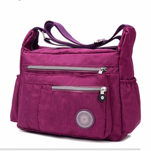 MSGT- tas wanita A009 tas selempang import batam bahan nilon murah real pict 1900